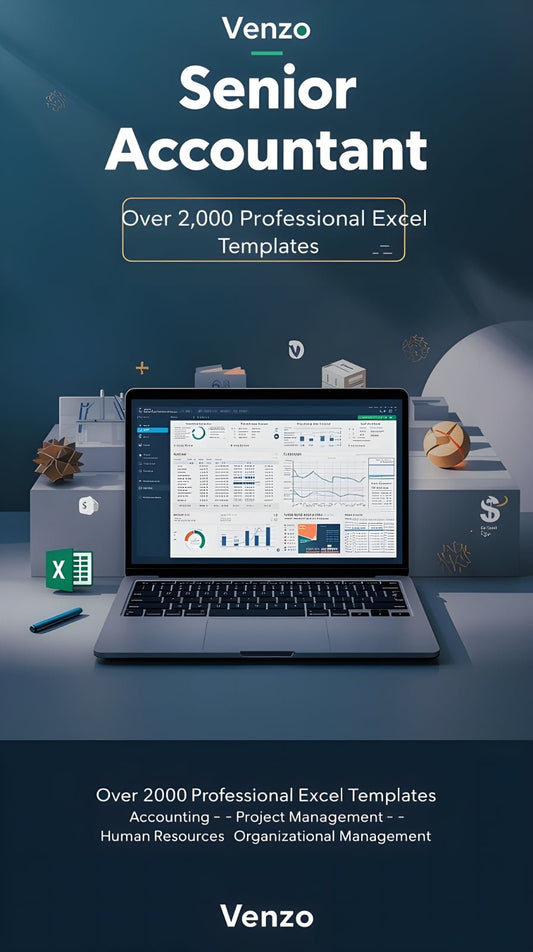 سينيور محاسب لإدارة المشاريع + 3 هدايا تسويقية قيمة جدا - venzo - venzo - 